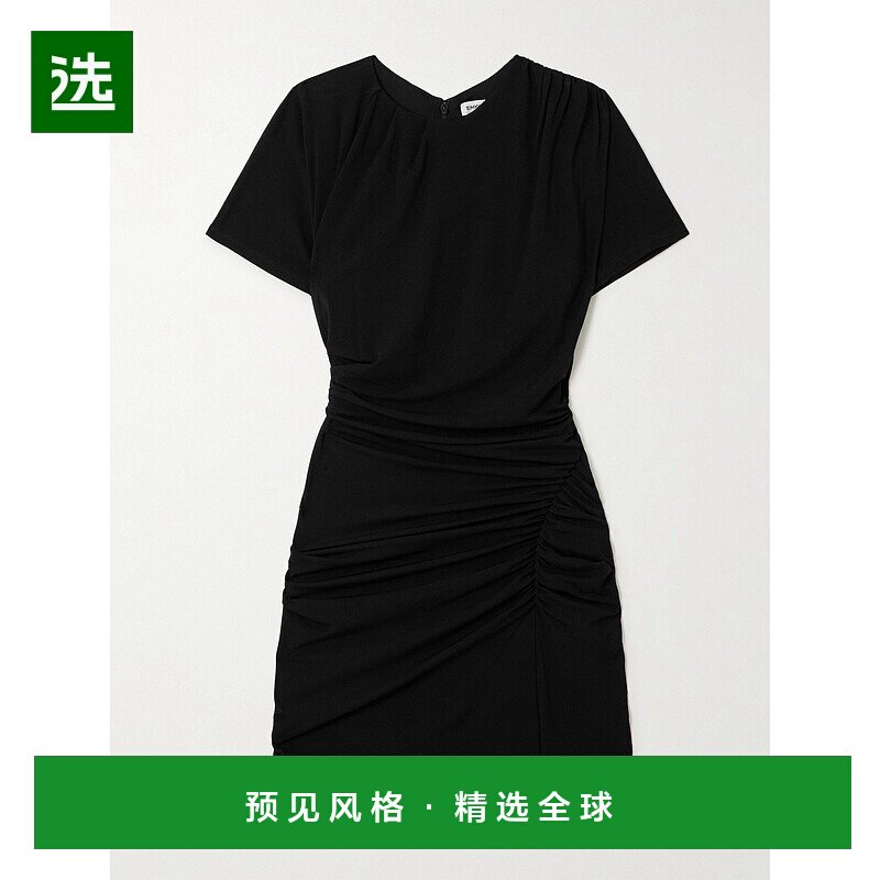 1h可退 香港直邮Simkhai 女士 Kiko 褶皱针织迷你连衣裙 1251137J
