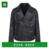 香港直邮Rick RU01E5765LTP 皮夹克 Owens 长袖