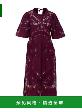 香港直邮SEA NEW YORK 女士连衣裙 245BURGUNDY SS2026 红色