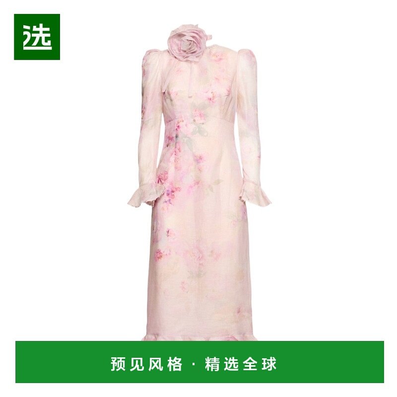 香港直邮Zimmermann 长袖连衣裙 81I-RSQ044