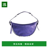 1h可退 金属色 FAR鹅卵石纹牛皮中号流浪包手提包 美国直邮