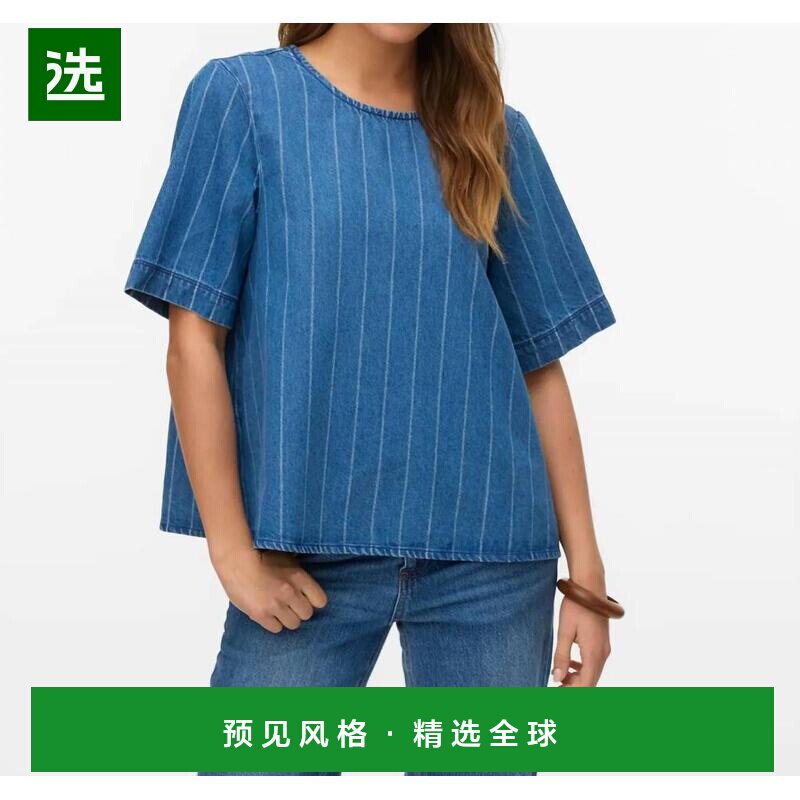 【美国直邮】vero moda 女士 衬衫短袖上衣图片
