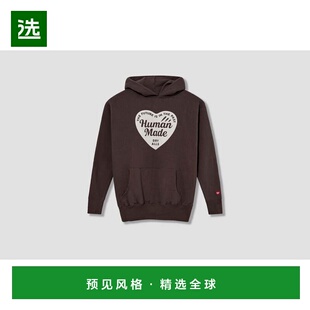 1h可退 香港直邮HUMAN MADE 男士 TSURIAMI HM29CS015 棕色连帽衫