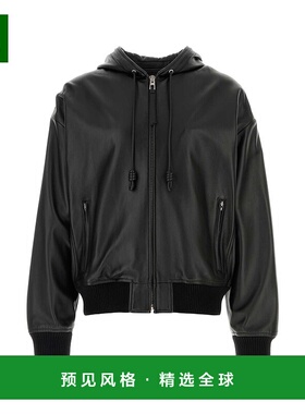 1h可退 香港直邮LOEWE 罗意威 男士 黑色牛仔短夹克 H526Y34L72BL