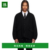 香港直邮comme 男士 des 1h可退 garcons 川久保玲 黑色西装 外套