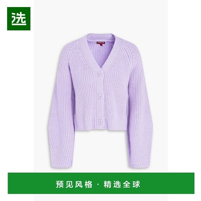 1h可退 香港直邮Staud 女士 Mirabel 短款羊毛针织开衫 4422872IR