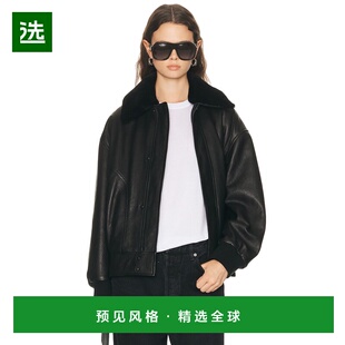 1h可退 香港直邮Frame Denim 女士 X Amelia Nightcap 灰色短夹克