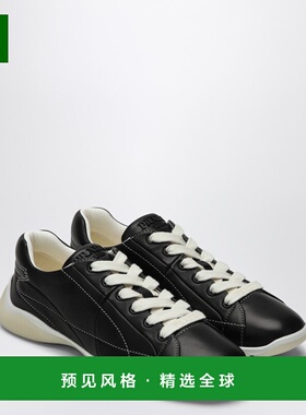 香港直邮Prada 普拉达 女士 黑色软羊皮运动鞋 1E942N025038F0632