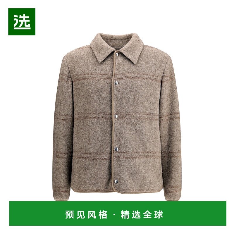 1h可退 香港直邮Loro Piana 诺悠翩雅 男士 Alta Badia 条纹牦牛