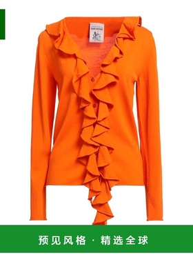 1h可退 香港直邮Semicouture 女士 针织开衫 orange橙色 舒适时尚