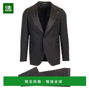 香港直邮TAGLIATORE 男士西服 SPL15A01N1167 SS2025 黑色 tuxedo