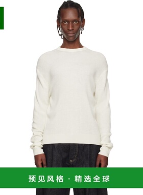 1h可退 香港直邮Studio Nicholson 男士 灰白色 Portland Knit 毛