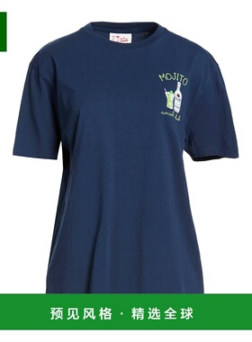 1h可退 香港直邮Mc2 Saint Barth 女士 T恤 blue蓝色 舒适时尚