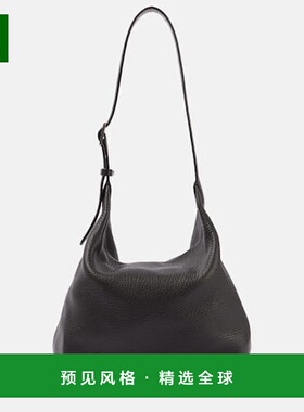 1h可退 香港直邮The Row 女士 Isa 皮革肩包 black黑色 舒适时尚