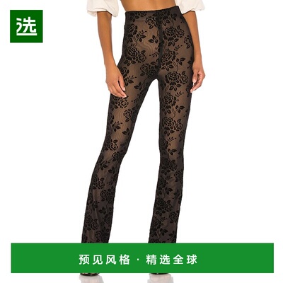 1h可退 香港直邮Majorelle 女士 Lars 裤子 MJP58F19 black黑色