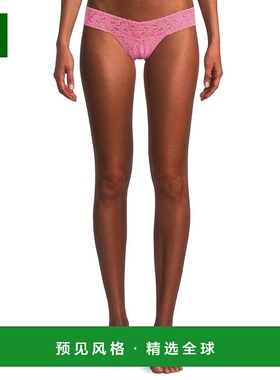 1h可退 香港直邮HANKY PANKY 汉基帕基 女士 标志蕾丝低腰丁字裤