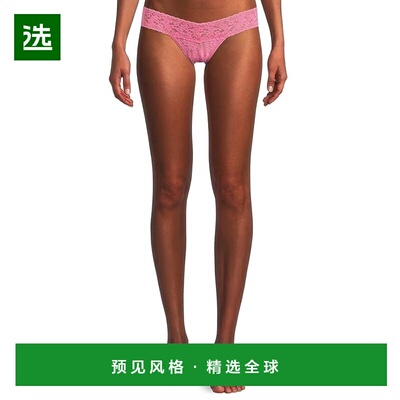 1h可退 香港直邮HANKY PANKY 汉基帕基 女士 标志蕾丝低腰丁字裤