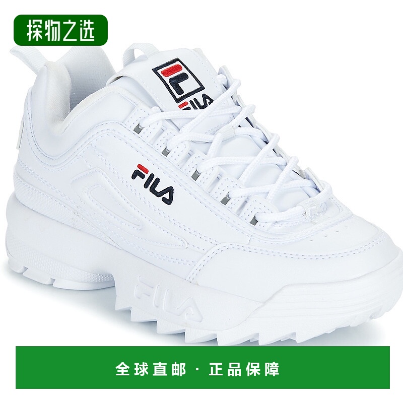 欧洲直邮Fila 斐乐 女士 DISRUPTOR 低帮板鞋 白色