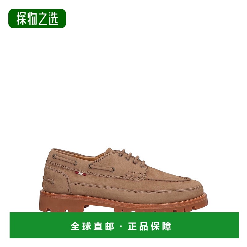 1h可退 香港直邮Bally 巴利 男士 绑带鞋 brown棕色 舒适时尚