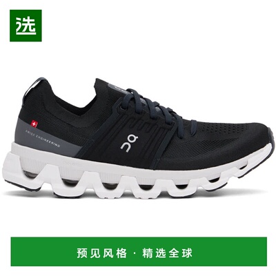 1h可退 香港直邮On 男士 黑色 Cloudswift 3 运动鞋 3MD10560485