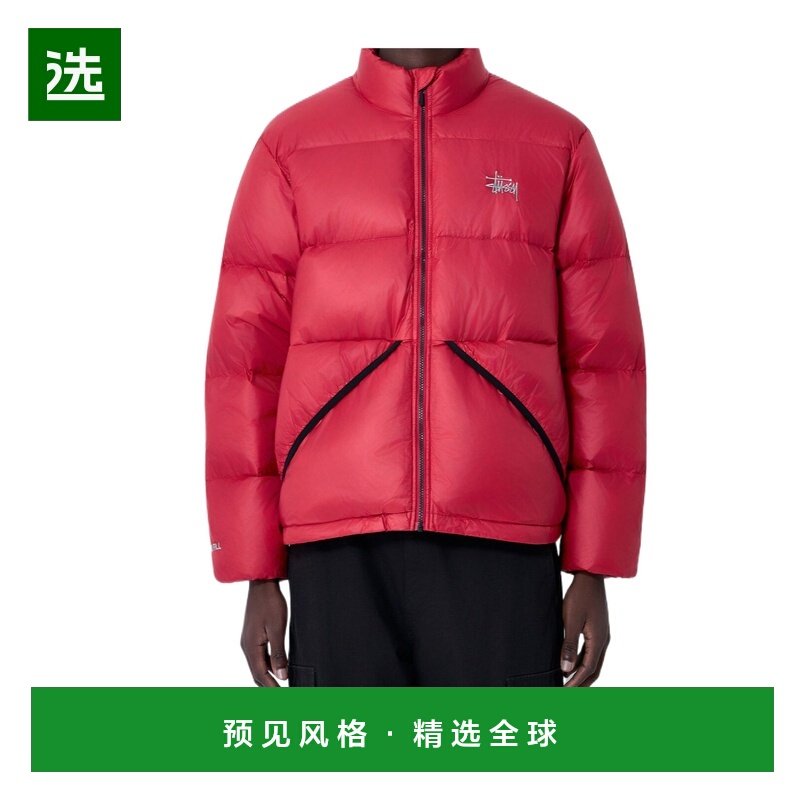 1h可退 香港直邮STUSSY 男士外套 1158770601 SS2026 红色 长袖棉,男装,风衣,淘宝优惠券,粉丝福利购,淘宝优惠卷