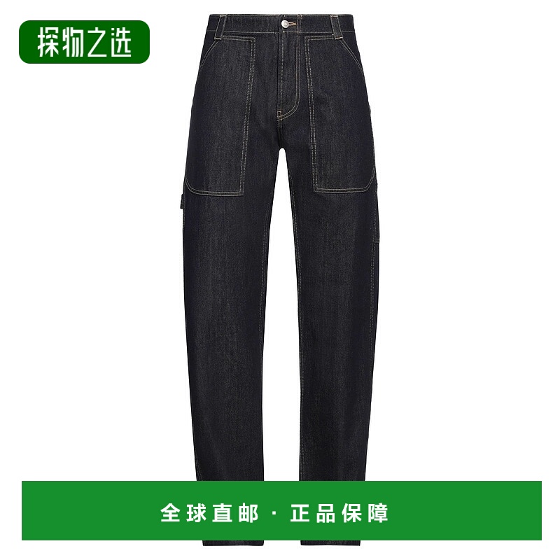 香港直邮mcqueen 亚历山大·麦昆 男士 牛仔长裤牛仔裤直筒裤