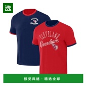 简约时尚 1h可退 舒适透 T恤短袖 圆领上装 美国直邮 Fanatics男士