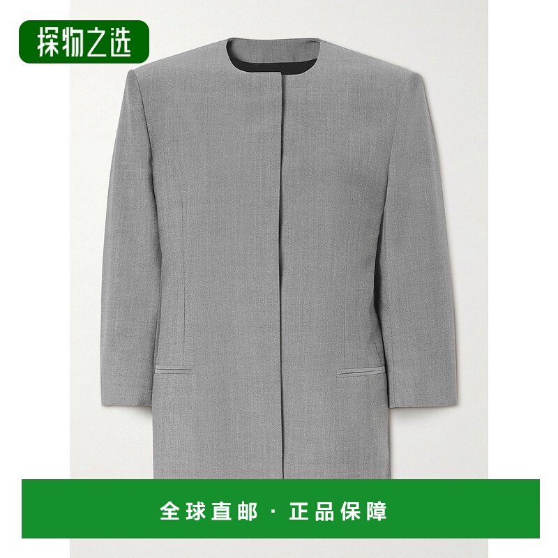 香港直邮calvin klein 女士 Parker 羊毛西装外套 LV0VY00047WV1