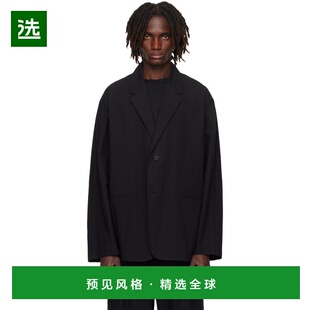 1h可退 香港直邮Studio Nicholson 男士 黑色 Toro 西装外套 TORO