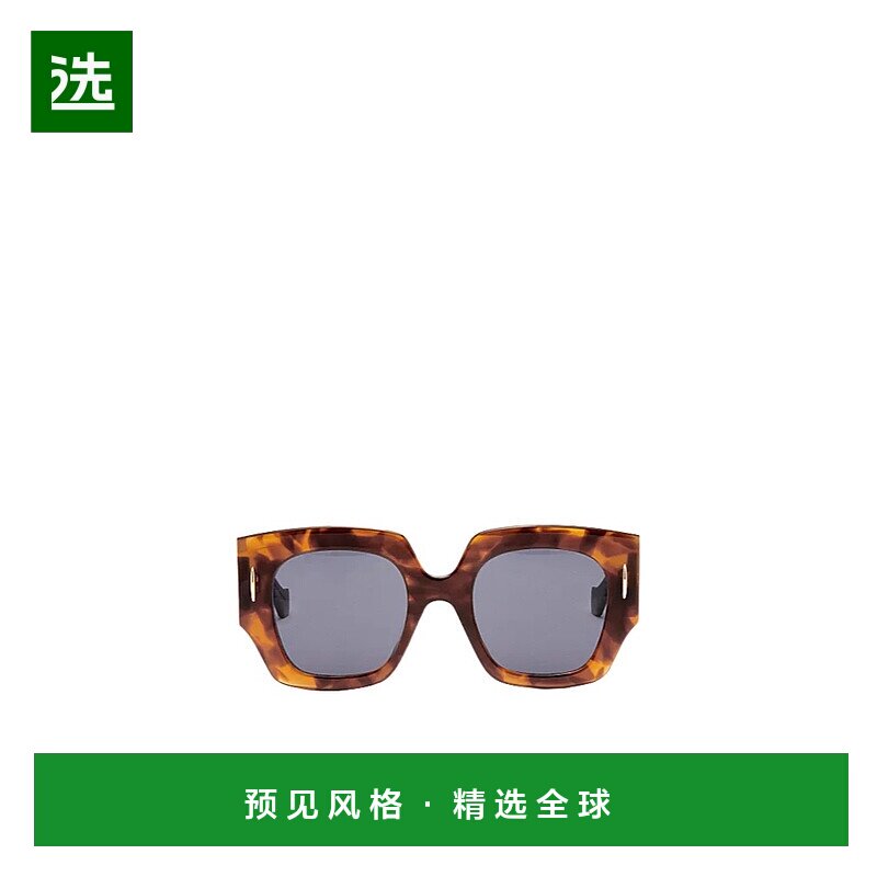 香港直邮Loewe 方形镜框太阳镜 G736SUNX03