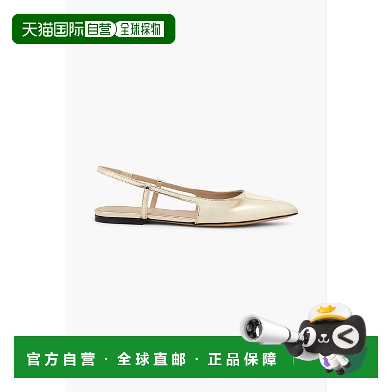 1h可退 香港直邮THEORY 希尔瑞 女士 光面皮露跟平底鞋 O01AC004K