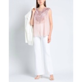 pink粉色 1h可退 舒适 女士 真丝上衣 香港直邮Alberta Ferretti