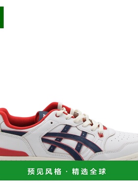 1h可退 香港直邮Asics 亚瑟士 男士 白色皮质运动鞋 FLK1010012