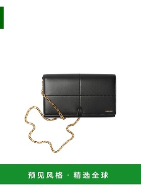 香港直邮Burberry Snip链条肩带钱包 80932001拉链牛皮博柏利