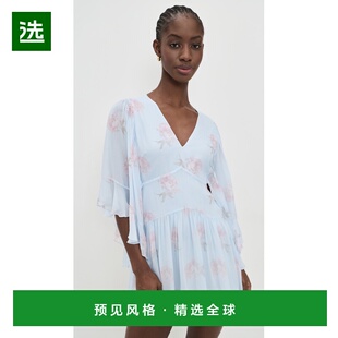 1h可退 香港直邮LOVESHACKFANCY 女士 Auralie 连衣裙  舒适时尚