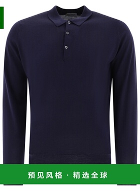 香港直邮JOHN SMEDLEY 男士T恤 BELPERMIDNIGHT CO 蓝色 BELPER -