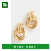 香港直邮Anni 耳环 1h可退 女士 Triplet metal金属色 舒适时