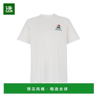 Front 男士 and 白色圆领长T 1h可退 Back 香港直邮Casablanca