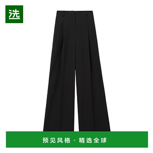 褶裥羊毛阔腿休闲裤 Fit 80650691 Custom 香港直邮Burberry