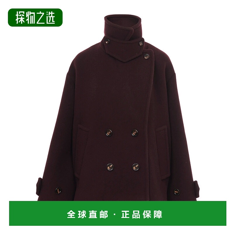 香港直邮Chloe 超大号羊毛短大衣 CH25WMA96272