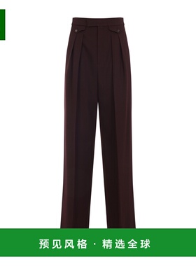 香港直邮CHLOÉ 女士休闲裤 CH26SPA0616456BDEEPPURPLE SS2026