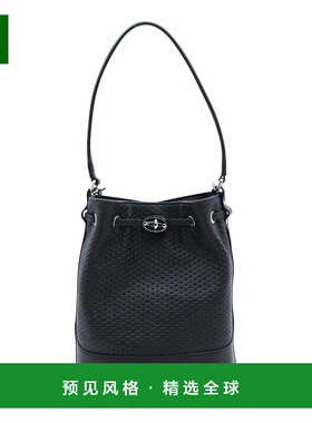 1h可退 香港直邮Zanellato 女士 MONDA S 黑色皮革手提包包 06898