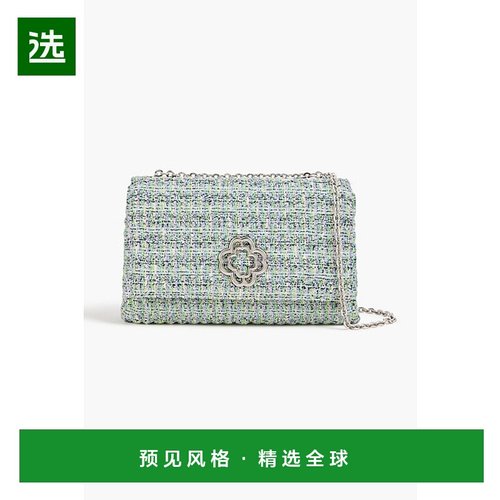 1h可退 香港直邮Maje 女士 金属感粗花呢肩包 MFASA01035MULTICOL