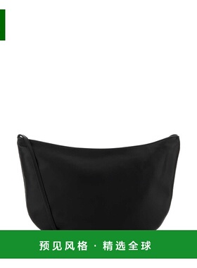 1h可退 香港直邮The Row 女士 IZZY 黑色皮革斜挎包 W1884L614