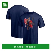 简约时尚 1h可退 舒适透 T恤短袖 圆领上装 美国直邮 Fanatics男士