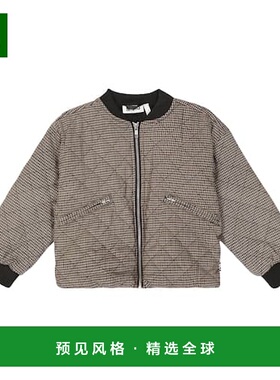1h可退 香港直邮Molo 女童 Hanne 格纹短夹克童装 colorful花色