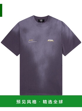 香港直邮Represent 男士T恤 MLM427443 AW2025 紫色 圆领T恤短袖
