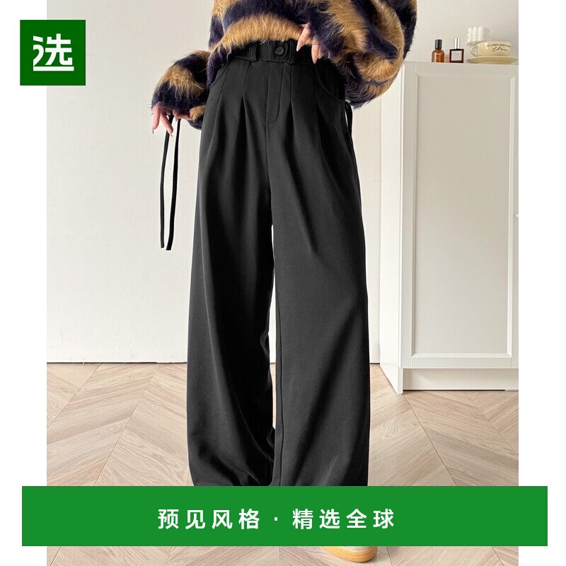 香港直邮Classical Elf 女士侧边蝴蝶结高腰阔腿裤宽松裤女裤 CE1