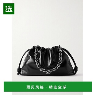 1h可退 香港直邮LOEWE 罗意威 女士 Flamenco 大号精饰皮革手包 A