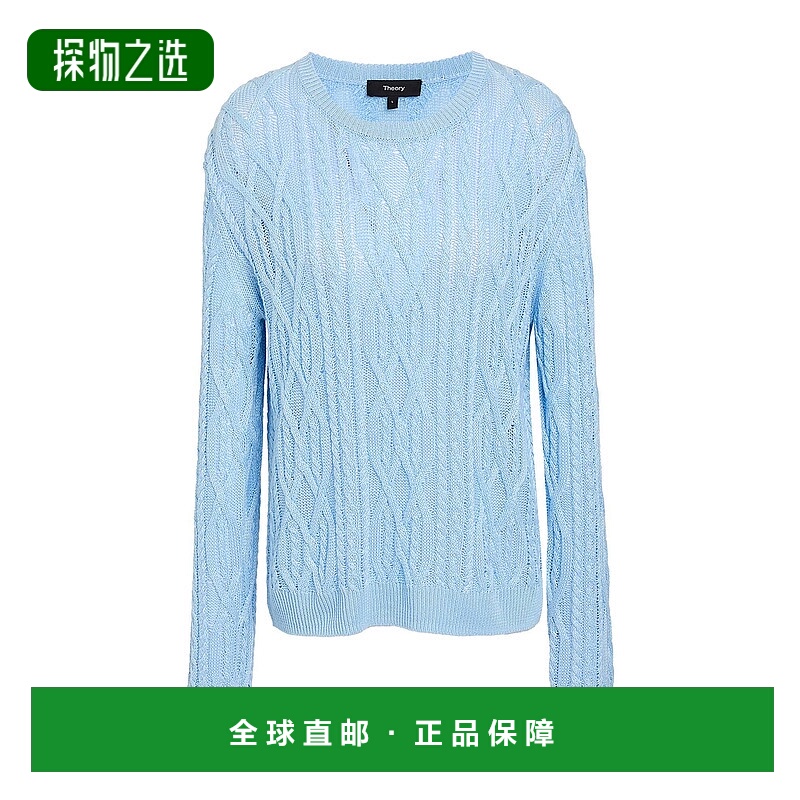 香港直邮THEORY 希尔瑞 女士 毛衣 blue蓝色 舒适时尚